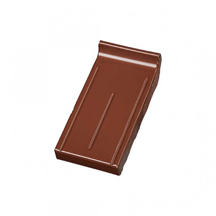 Клинкерный завершающий водоотлив Terca Light brown, 160х105х30 мм